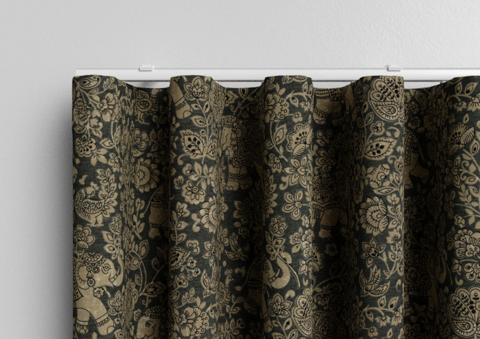 Indira, Charcoal - Made to Measure Curtains - Image 13